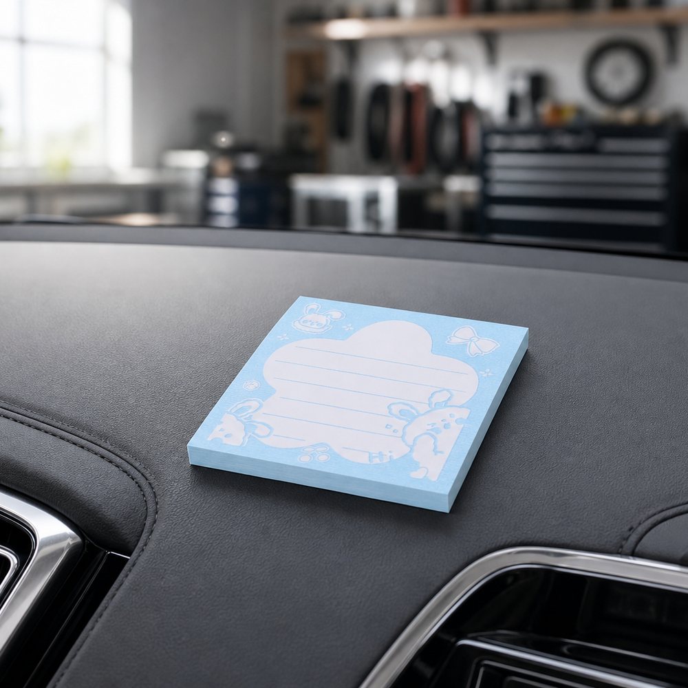 Rabbit-themed sticky notes