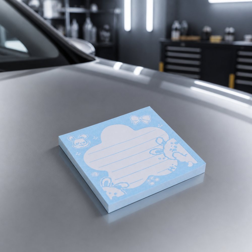 Rabbit-themed sticky notes