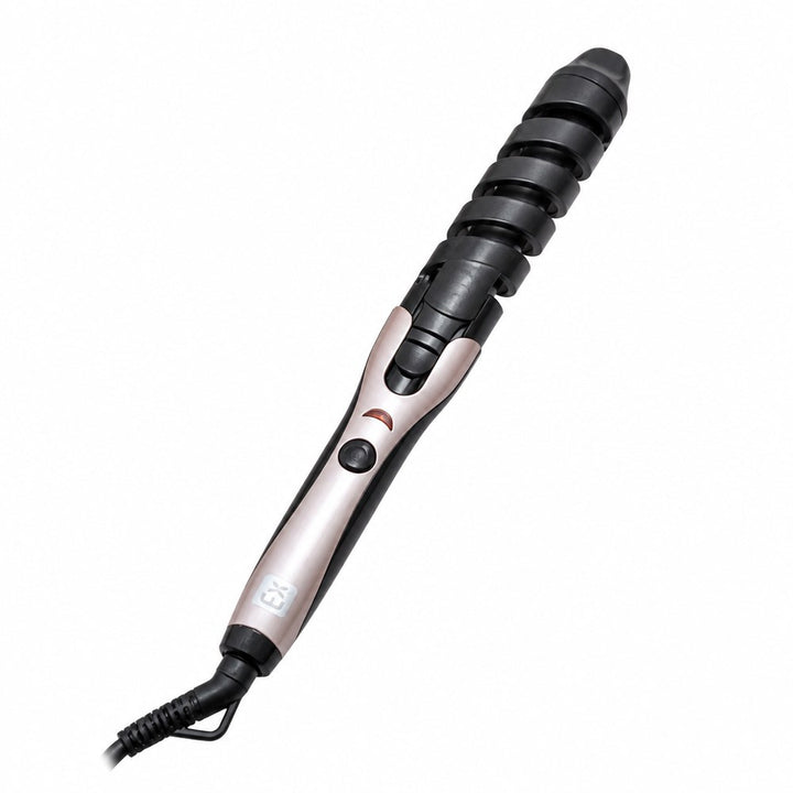 Rizador de Pelo 25W | Hasta 180°C | Cable Giratorio 360° | Hogar y Viaje