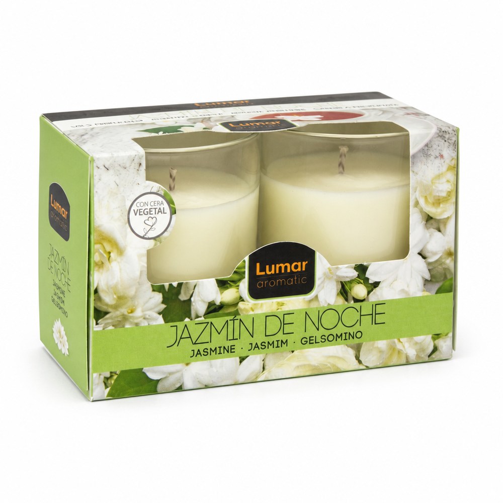 Velas aromáticas en tarros de vidrio
