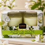 Velas aromáticas en tarros de vidrio