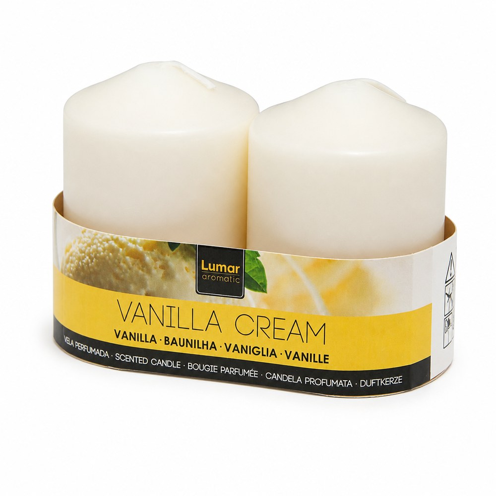 Velas aromáticas Pilar Vainilla