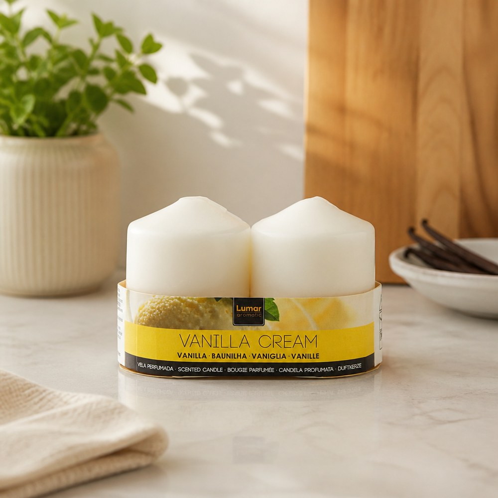 Velas aromáticas Pilar Vainilla