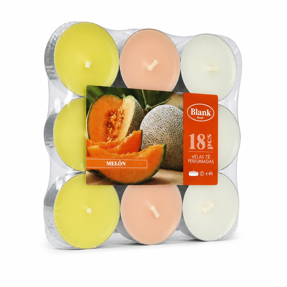 Velas Aromáticas Tipo Tealight Melón