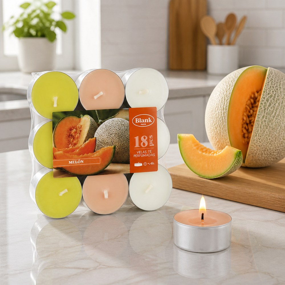 Velas Aromáticas Tipo Tealight Melón