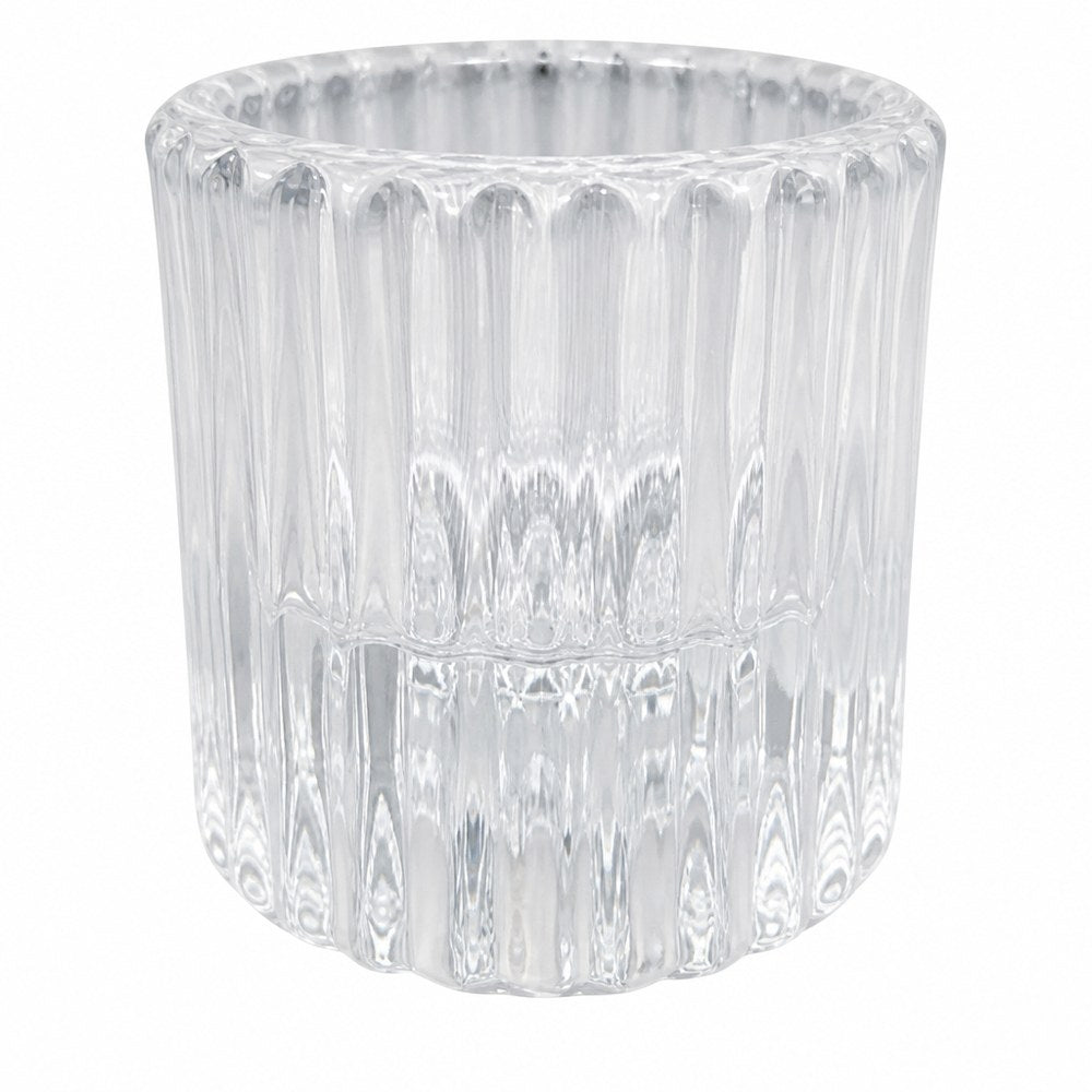 Portavelas de Vidrio Elegante