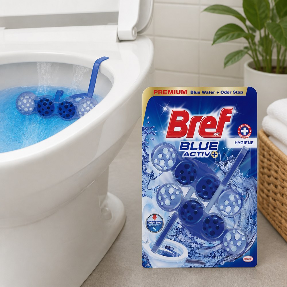 Limpiador para Inodoro Bref Blue Activ+