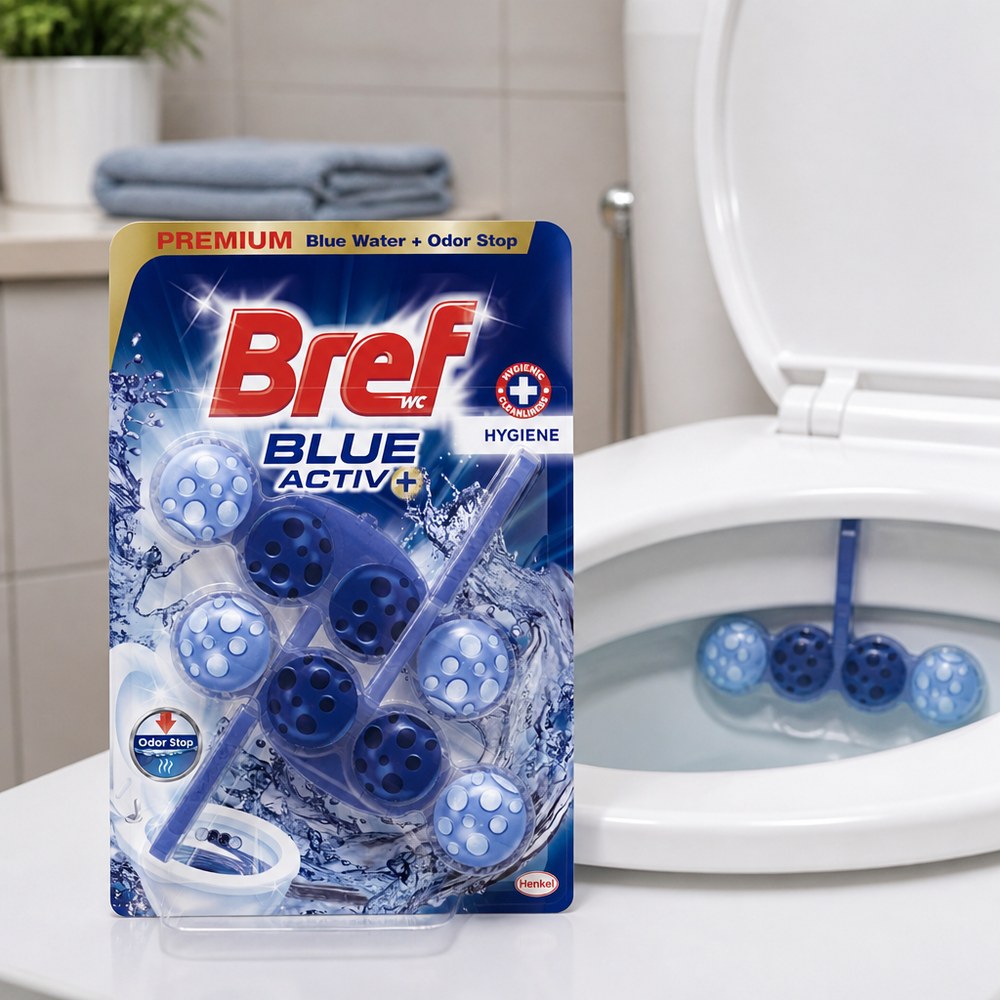 Limpiador para Inodoro Bref Blue Activ+