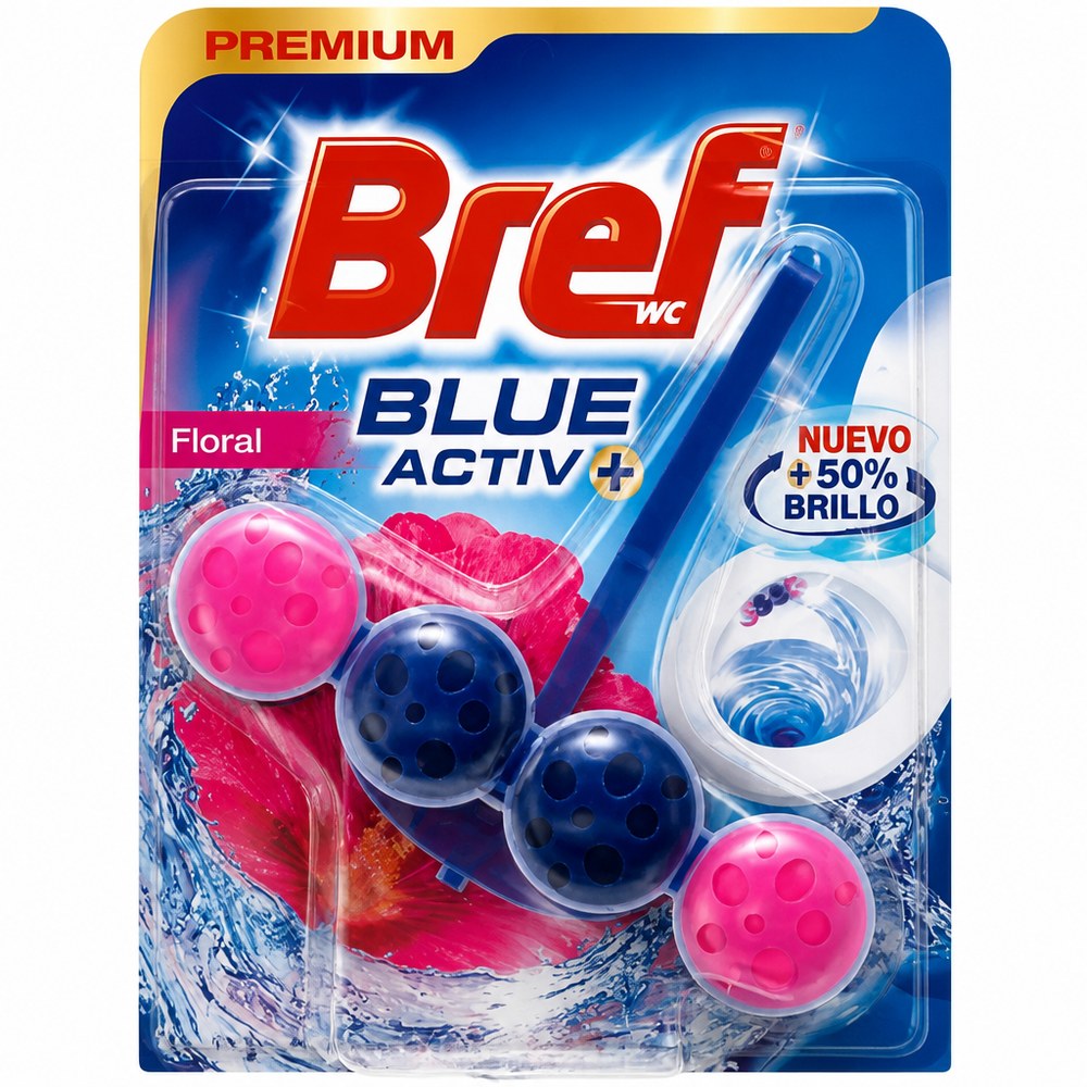 Limpiador para Inodoro Bref Blue Activ+