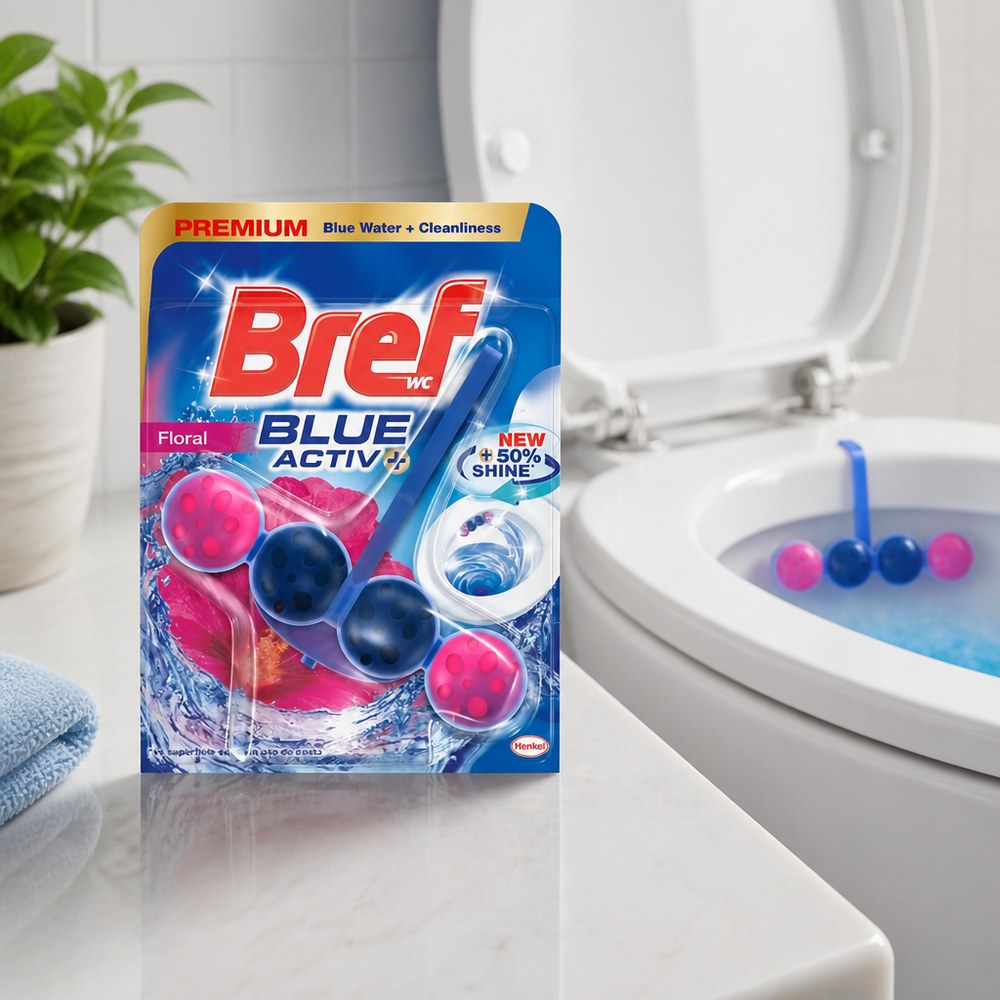 Limpiador para Inodoro Bref Blue Activ+