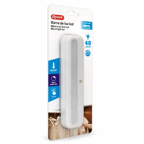 LiySet LED Light Bar | 4000K Natural Light | Touch Switch | Wardrobes and Cabinets