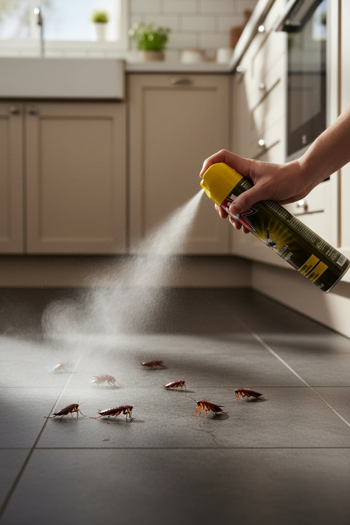 Spray Insecticida Cucal 400ml | Acción Instantánea contra Cucarachas y Hormigas