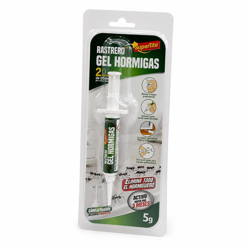 Cebo en Gel para Hormigas SuperTite | 5 g | Efecto hasta 3 Meses | Cánula Flexible
