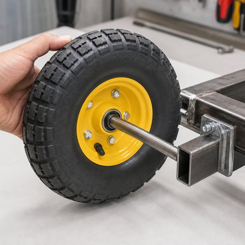 Inflatable wheel