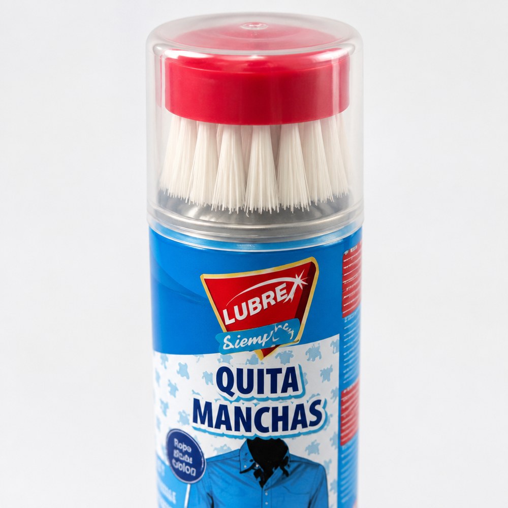 Spray quitamanchas con cepillo