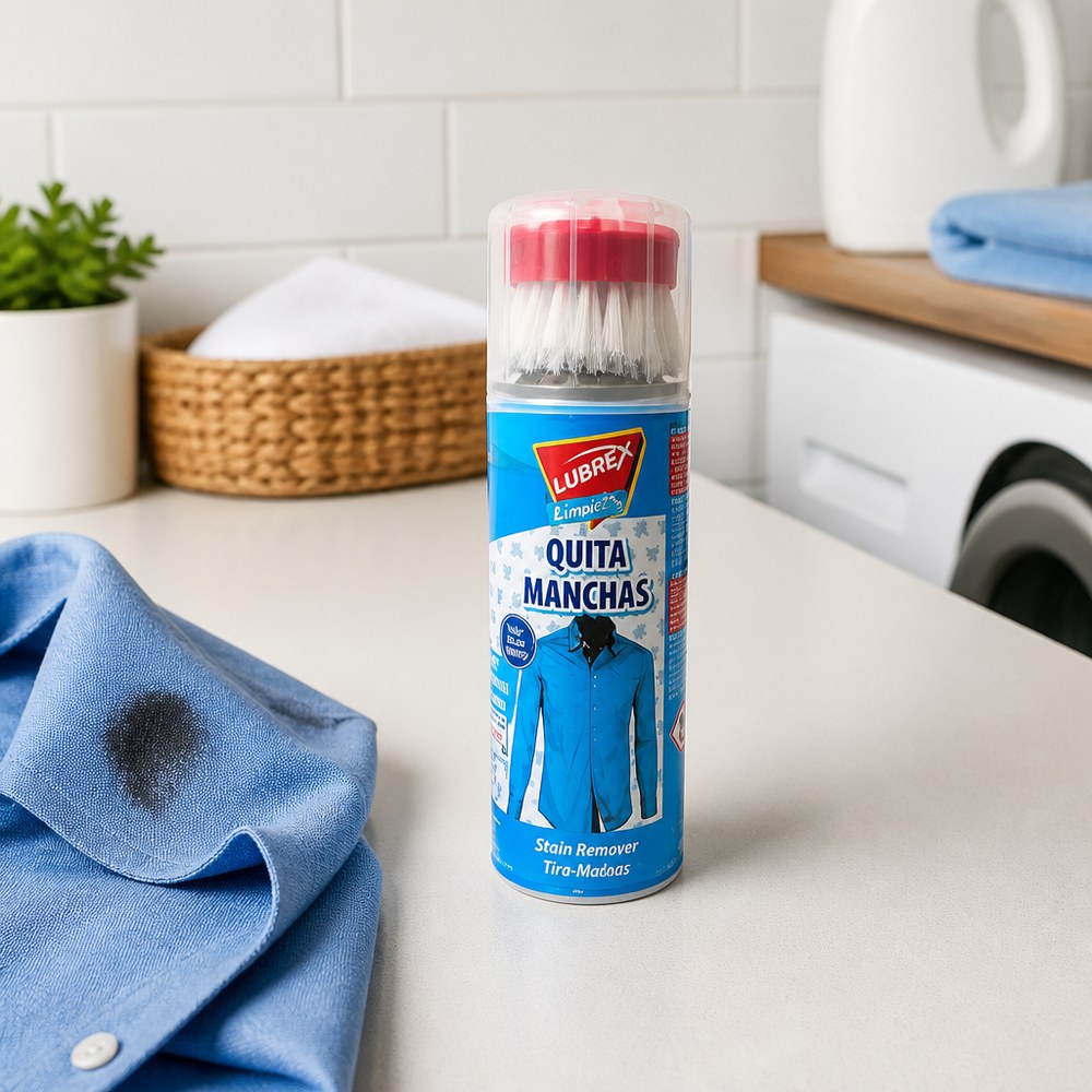 Spray quitamanchas con cepillo