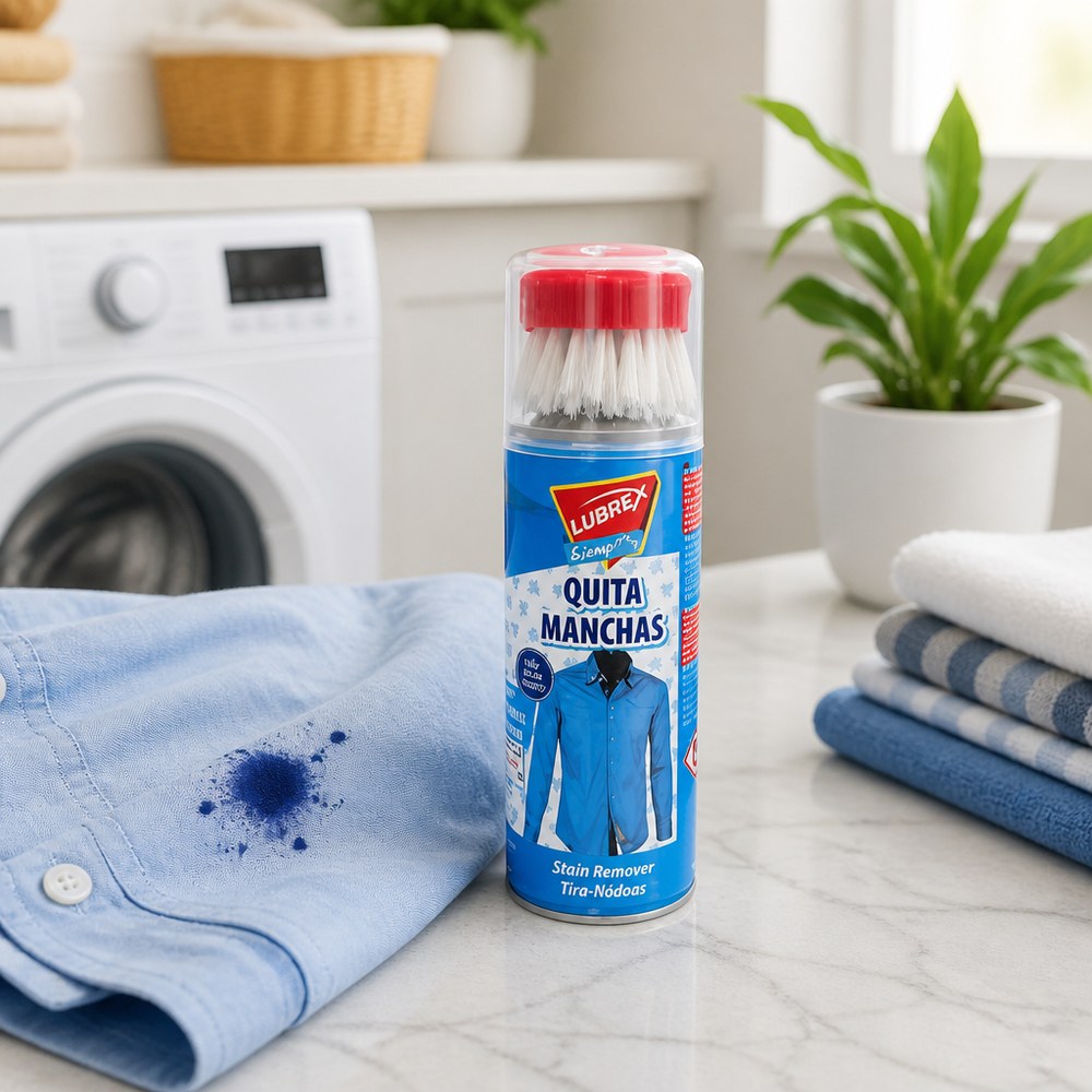 Spray quitamanchas con cepillo