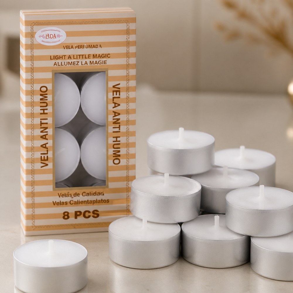 Velas Tipo Tealight 8 Pcs