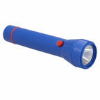 3-Bulb Blue LED Flashlight