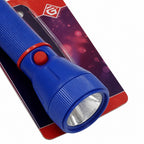 3-Bulb Blue LED Flashlight