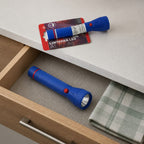 3-Bulb Blue LED Flashlight