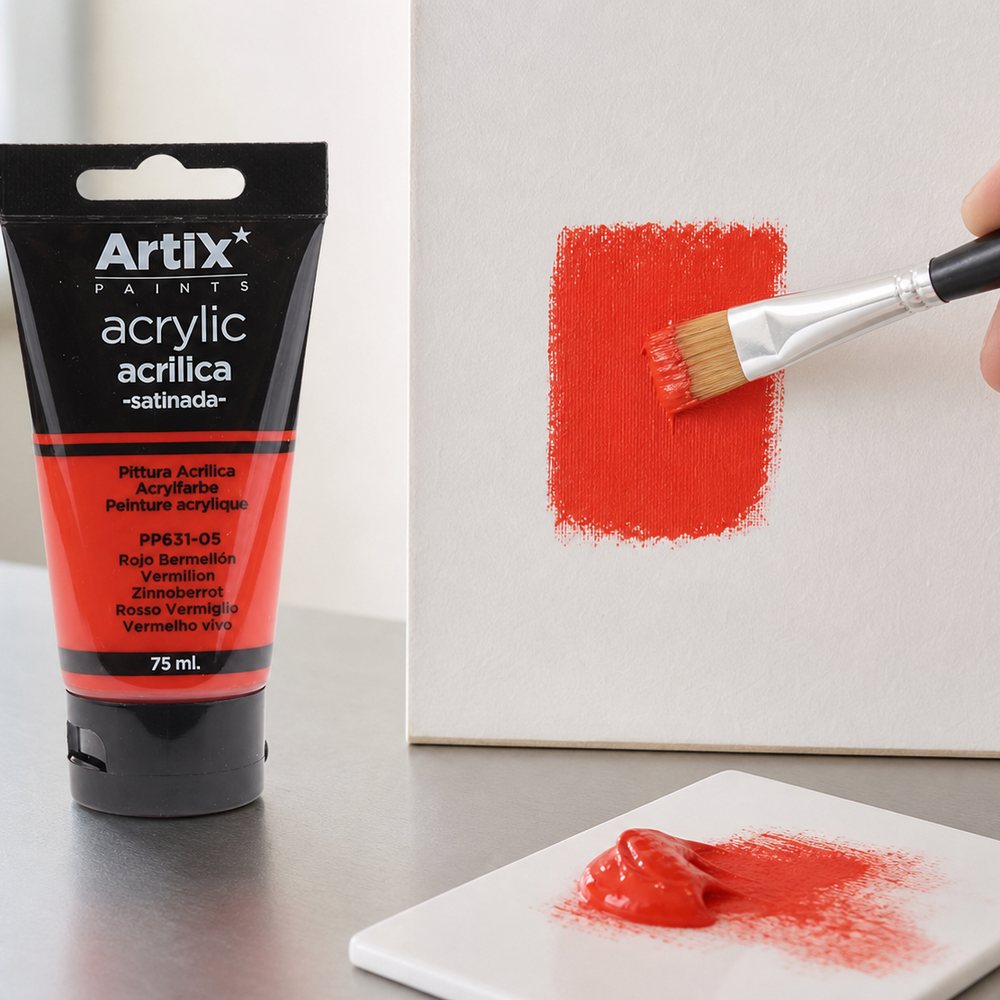 Artix Vermilion Acrylic Paint