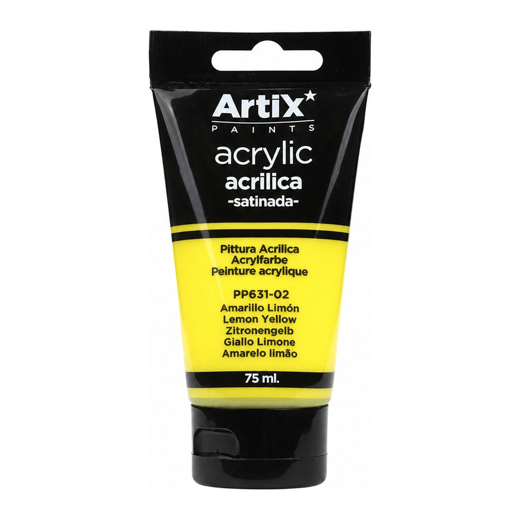 PINTURA ACRÍLICA AMARILLO LIMÓN 75 ml 丙烯颜料柠檬黄 - paint_tool - PINTURA ACRÍLICA AMARILLO LIMÓN 75 ml 丙烯颜料柠檬黄
