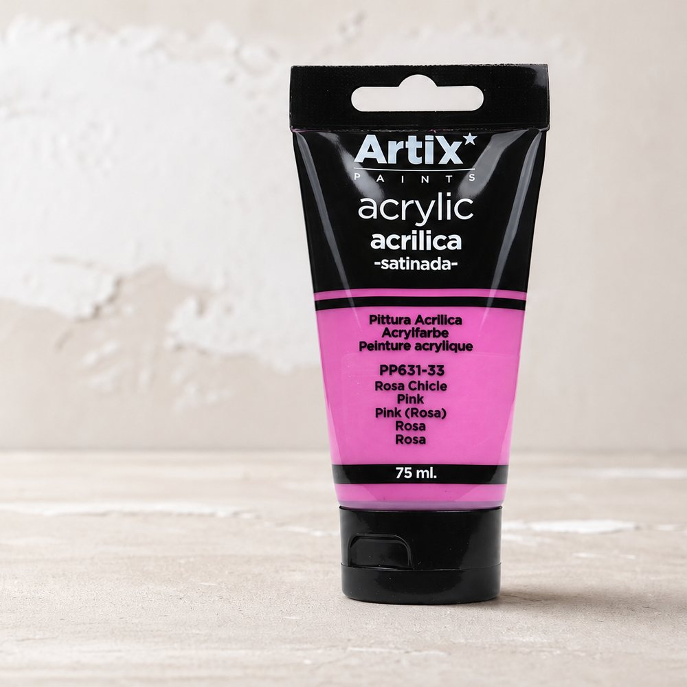 Satin Acrylic Paint Magenta