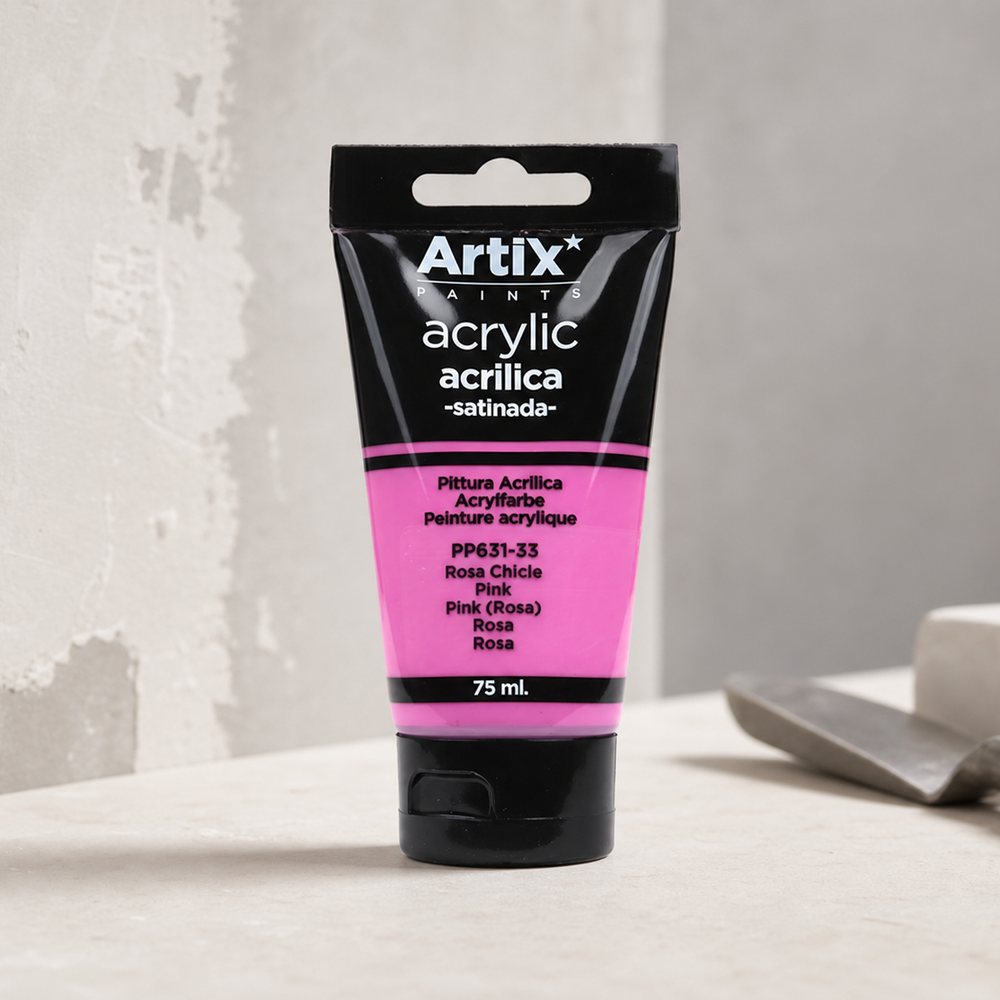 Satin Acrylic Paint Magenta
