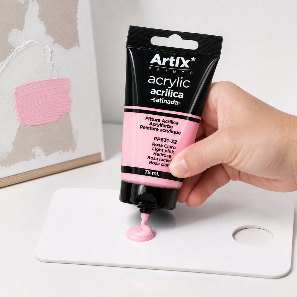 Artix Light Pink Acrylic Paint