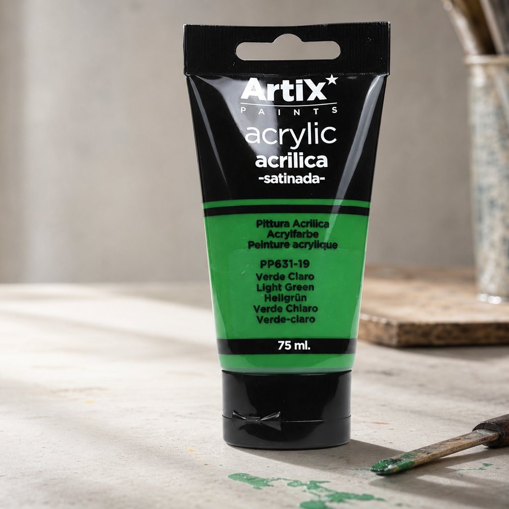 Light Green Acrylic Paint