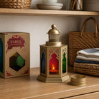 Farol decorativo multicolor