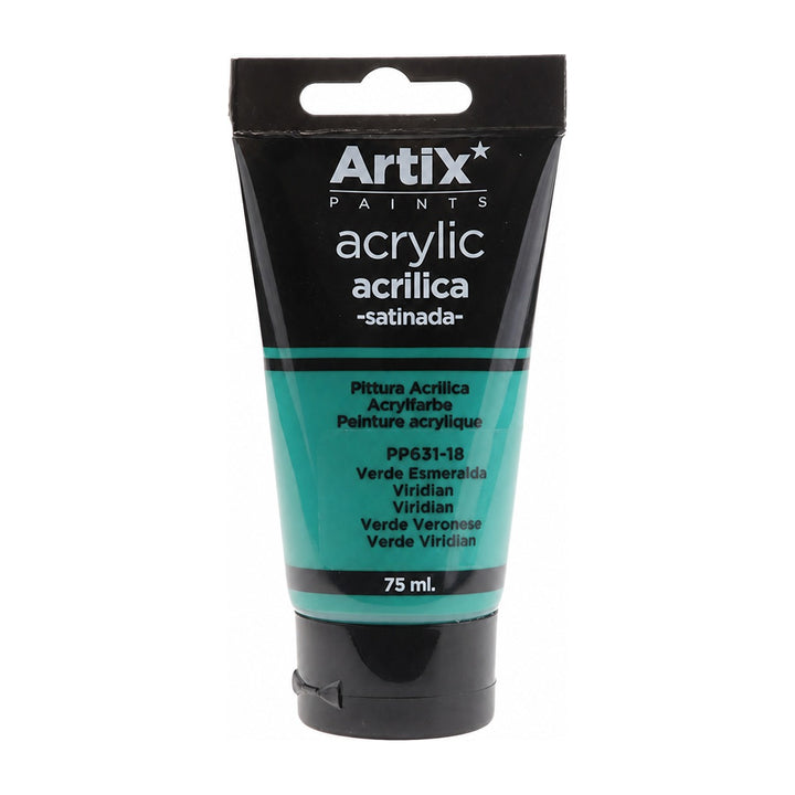 Pintura Acrílica Verde Esmeralda 75 Ml - producto y usos principales
