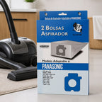 2 Bolsas Aspirador para Panasonic