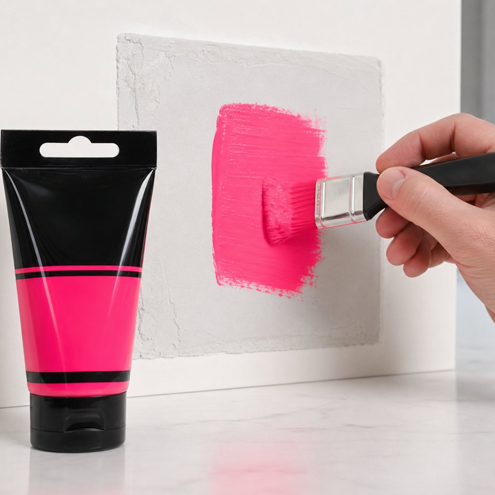 Neon Pink Acrylic Paint 75 Ml