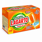 Tabletas Lavavajillas Lagarto 40 Unidades