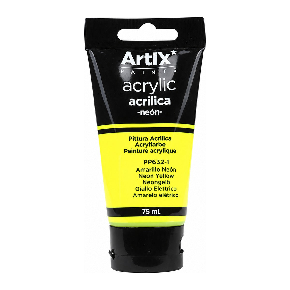 PINTURA ACRÍLICA AMARILLO NEÓN 75 ml 丙烯颜料霓虹黄 - paint_tool - PINTURA ACRÍLICA AMARILLO NEÓN 75 ml 丙烯颜料霓虹黄