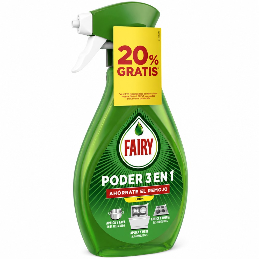 Spray Fairy Poder 3 en 1 Limón