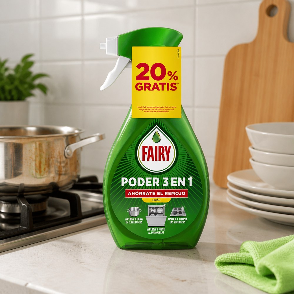 Spray Fairy Poder 3 en 1 Limón