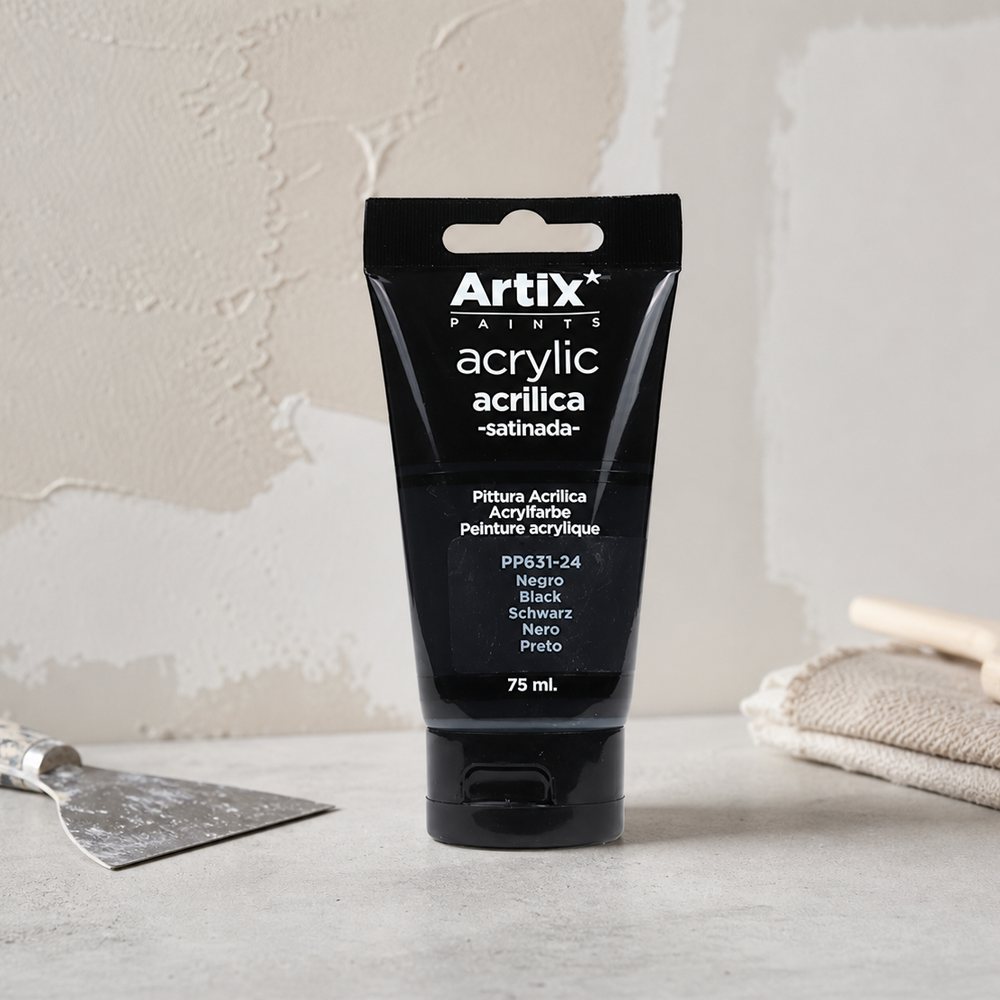 Acrylic Paint Black 75 Ml