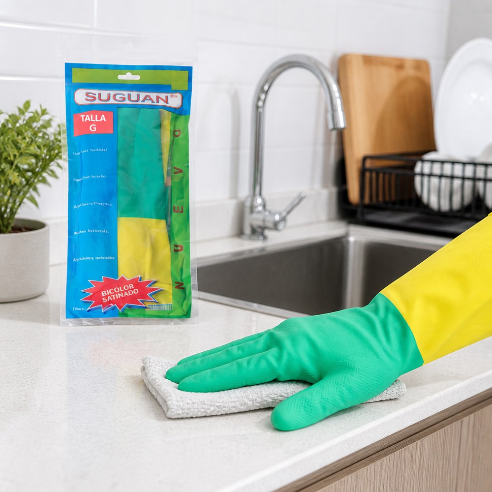 Guantes de Limpieza Bi - Color Talla G