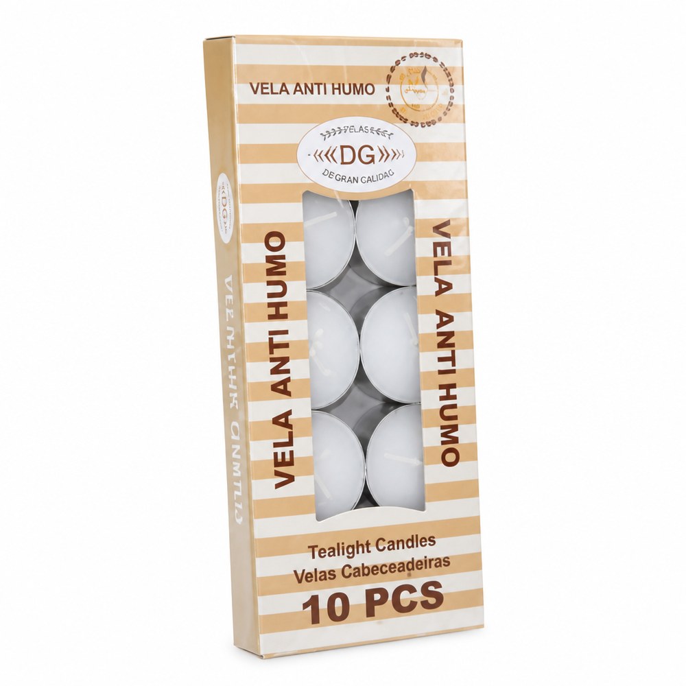 Velas Pequeñas Anti Humo (10 Pcs)