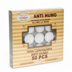 Velas pequeñas antihumo (50 unidades)