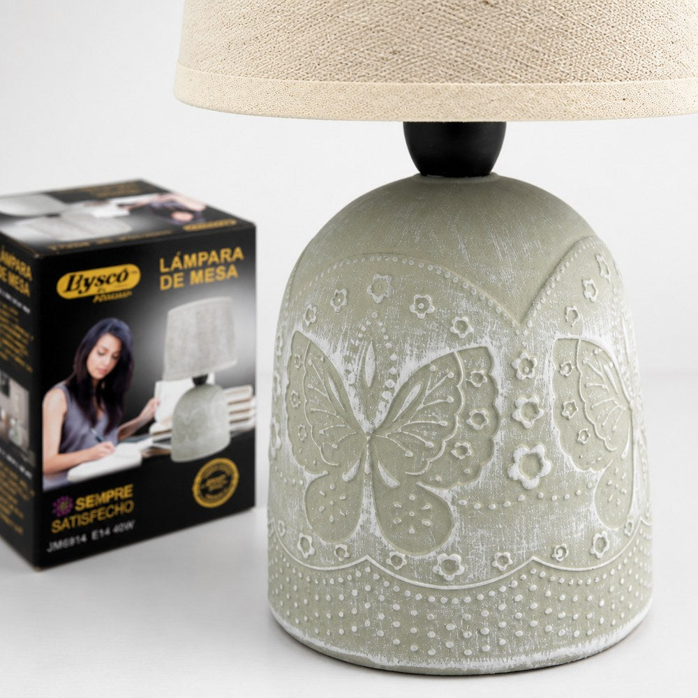 Lámpara de Mesa con Diseño de Mariposas