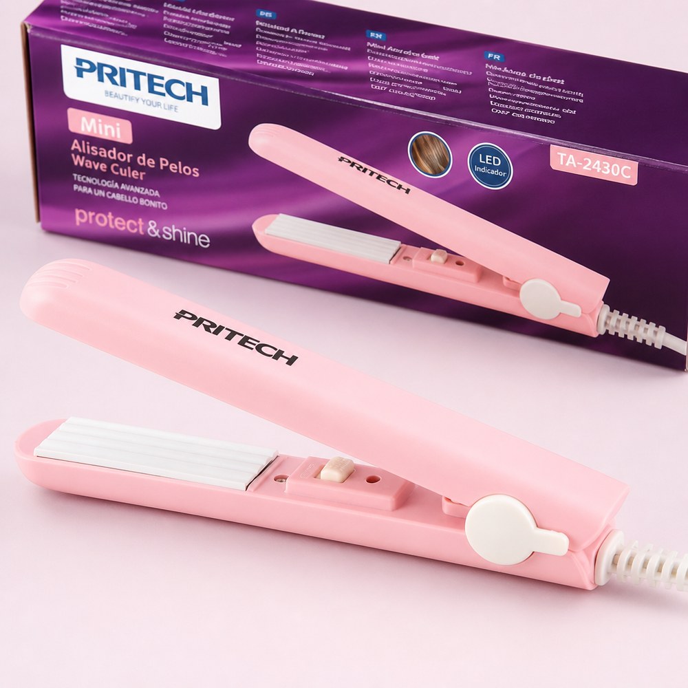 Plancha de Pelo en Color Rosa