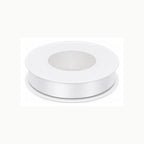 Cinta de Raso Blanco, 1.0 cm x 25 m