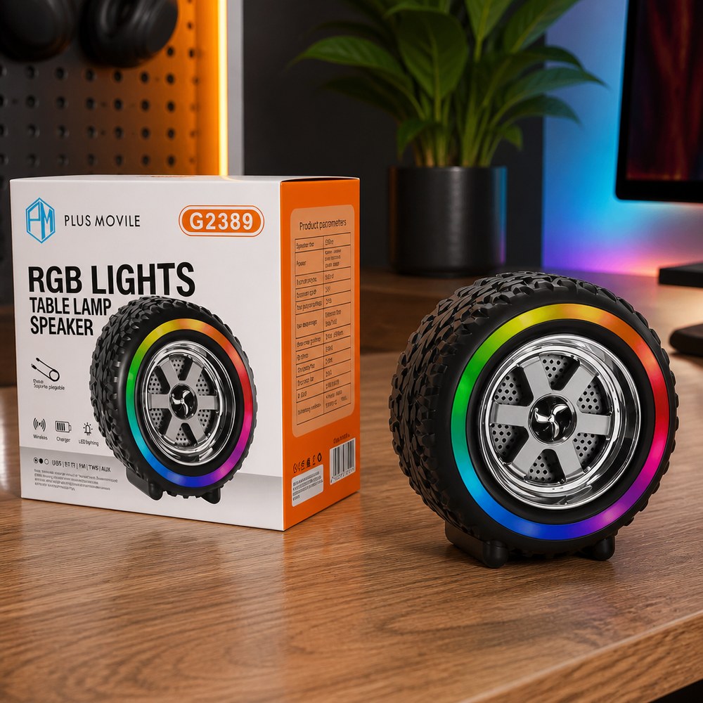 Altavoz Bluetooth con Luces RGB