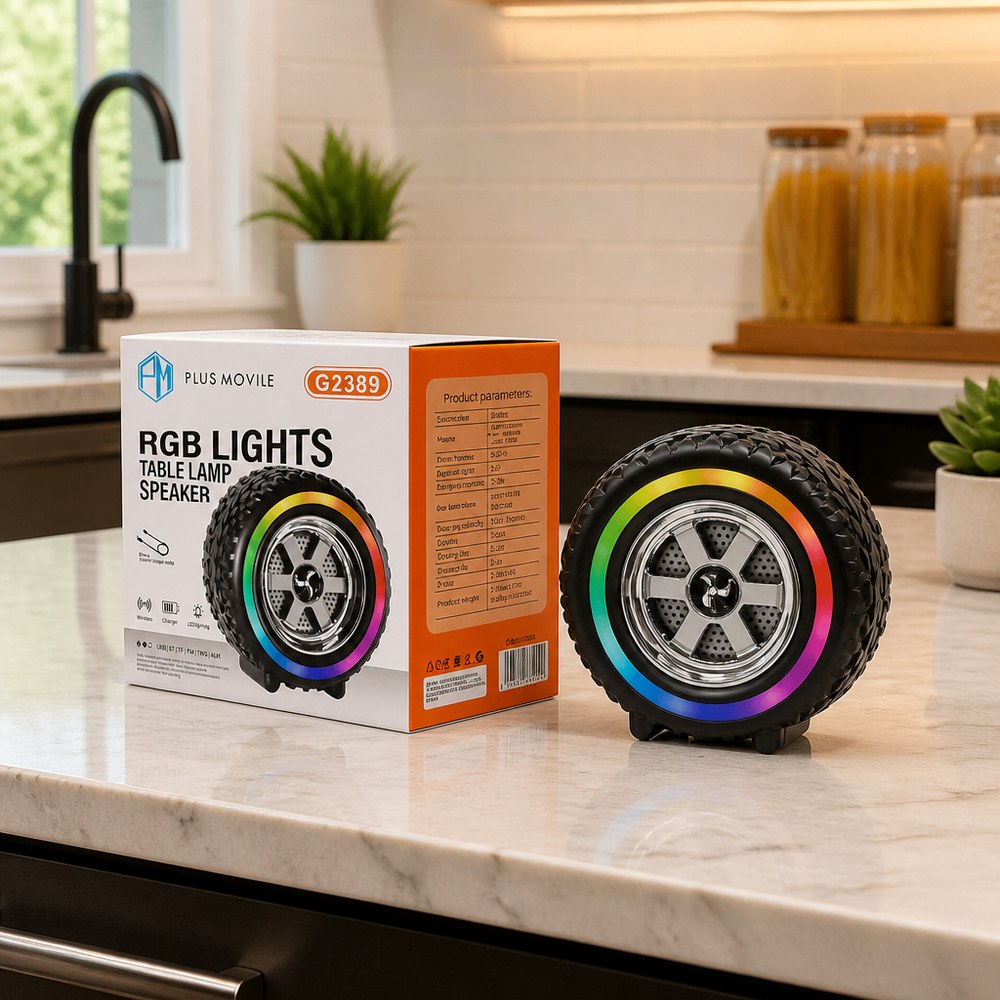 Altavoz Bluetooth con Luces RGB