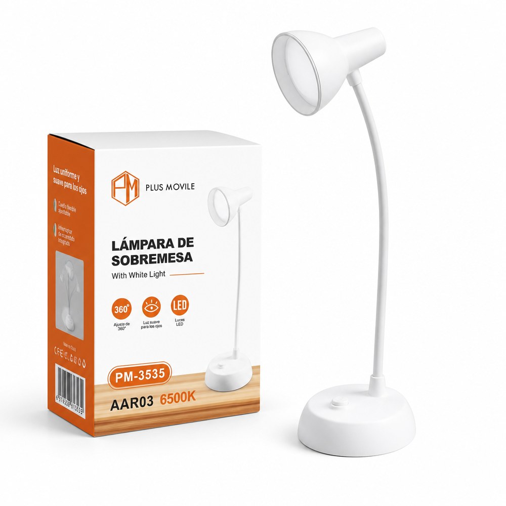 Lámpara de Mesa Blanca