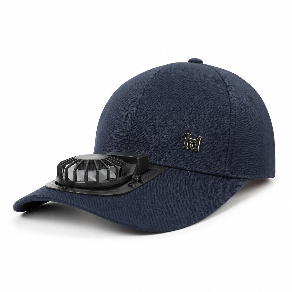 Gorra con ventilador
